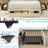 Upholstered Bed Frame with 3 Drawers, Bed with Storage Headboard and Charging Station-1258235949-1248422149