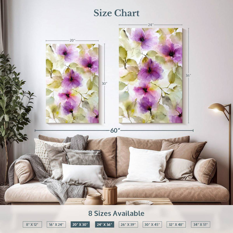 Avery Flower Dance, H 36 po x l 24 po