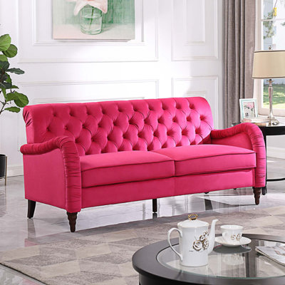 Favion 72.05 " Velvet Sofa