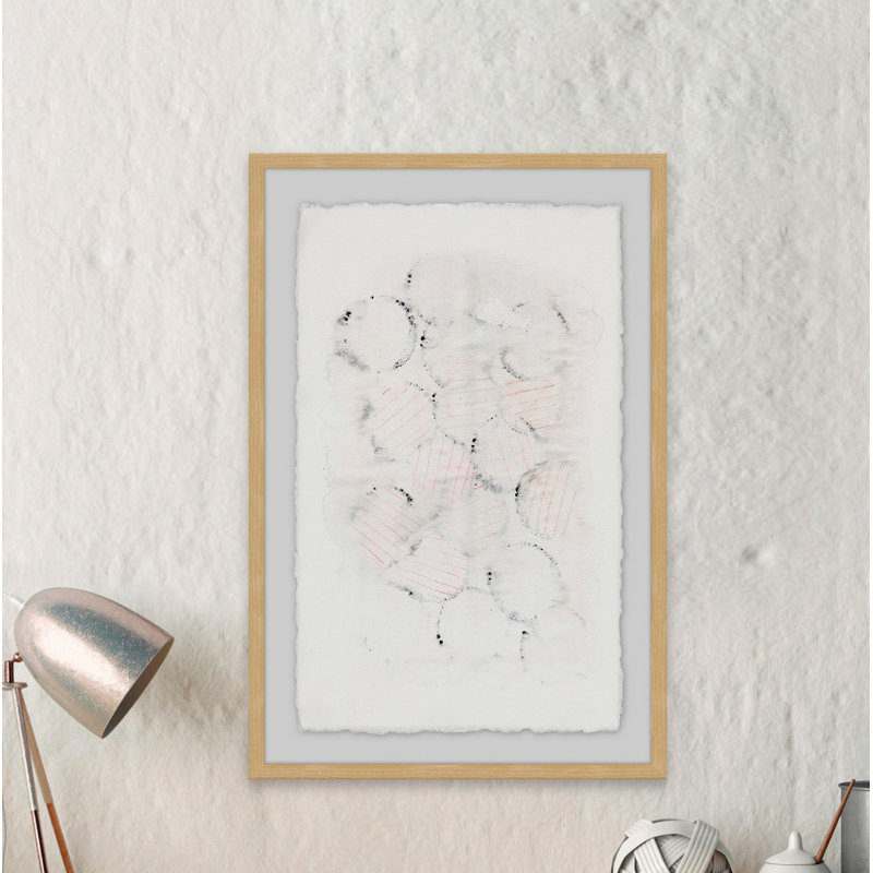 Grey Honeycomb - Single Picture Frame Painting, 30 cm H x 20 cm W x 4 cm D