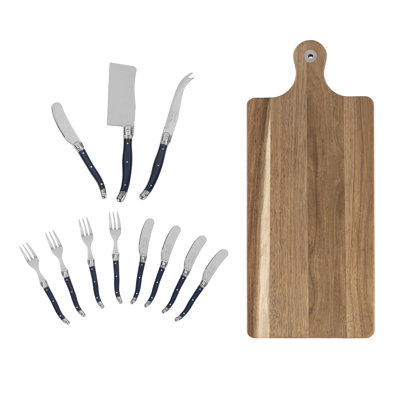 12 Piece Stainless Steel Cheese Serving Set