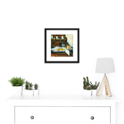 Paul Cezanne The Buffet Cropped - Single Picture Frame Painting