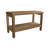 Rectangular Teak Shower Bench With Shelf-57278420-57278421