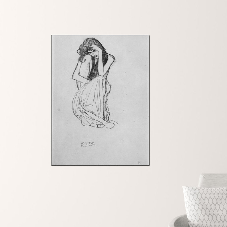 Gustav Klimt - Wrapped Canvas Print, 80cm H x 60cm W x 1.8cm D