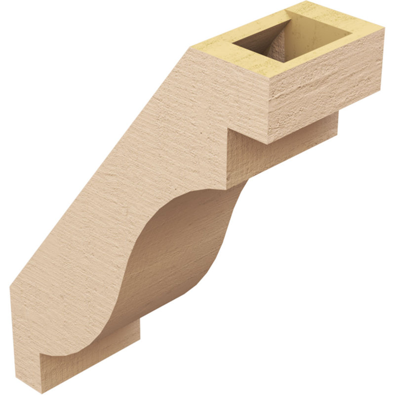 Attelle de genou Copenhagen Cedar TimberThane, H 16 po x l 5 po x P 12 po