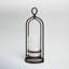Glass Tabletop Hurricane with Candle Included-1787695176-1787695179