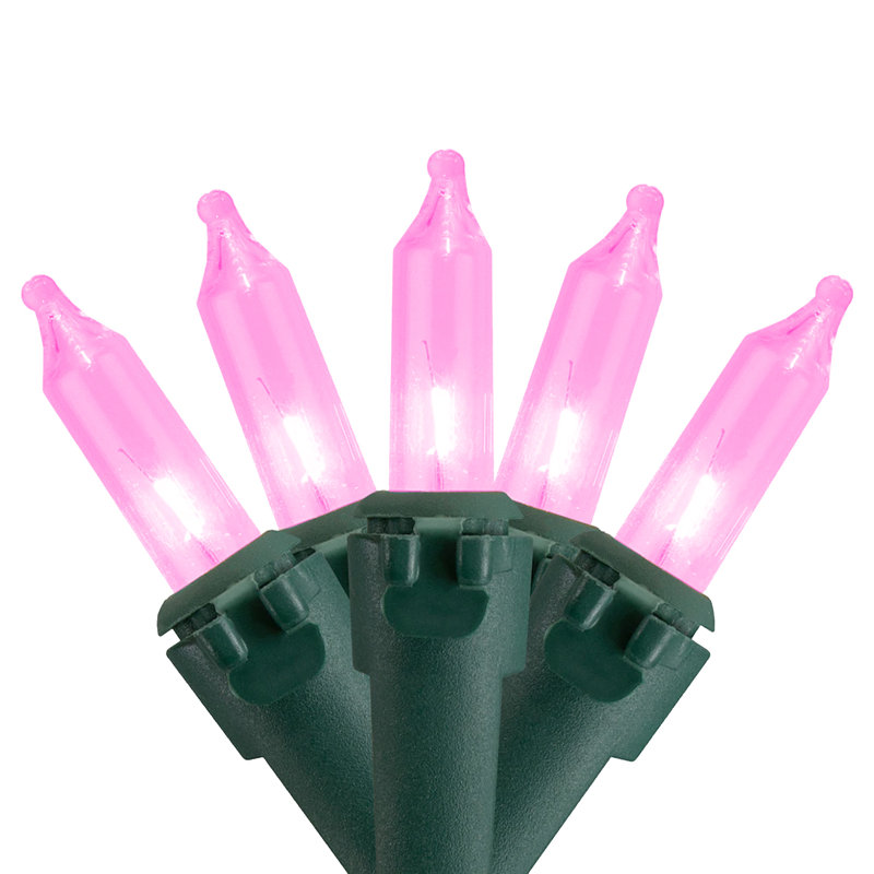 Lumières d'espacement vertes 4 po, Rose
