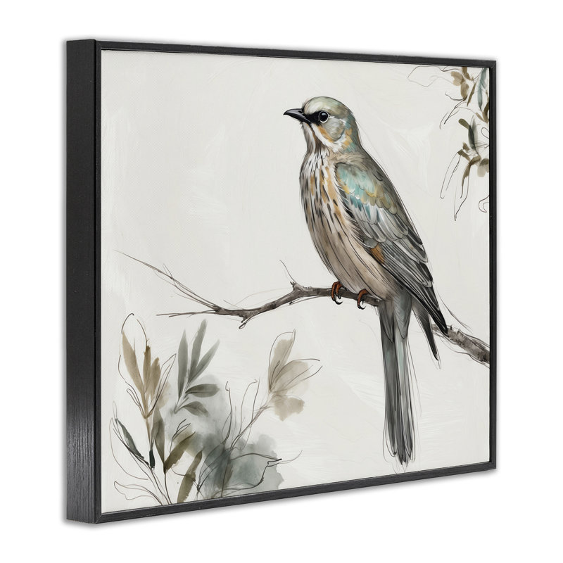 Étude de la faune stoïque, giclée, conception par LSR Creative Studio, H 11 po x l 14 po, Giclée encadrée noir minuit
