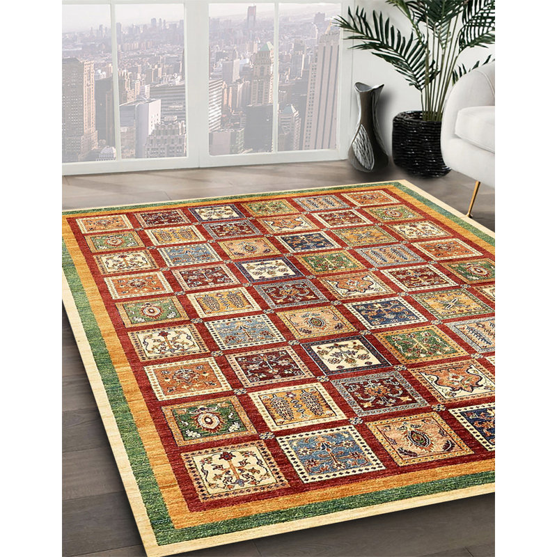 Abstract Indoor Rug, Rectangle 7' x 9'