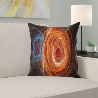 Abstract Throw Pillow