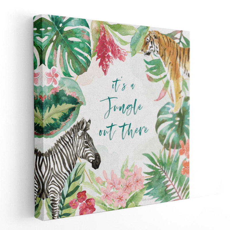 «From the Jungle II», reproduction d'art sur toile, H 20 po x l 20 po