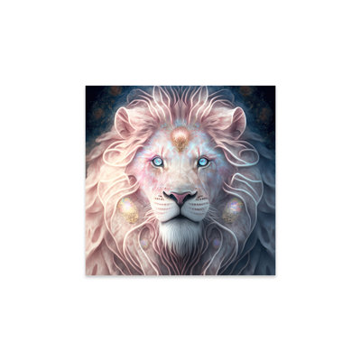 " Pink Diamond Lion " by Spacescapes