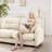 Modular Sectional L Shaped Couch With Ottoman,Soft Chenille Fabric,Ergonomic Design,Tufted Cushion Backrest Design,High Quality Wooden Base Easy Install,Fits Bedrooms Living Rooms Reading Nooks,Beige-369690738-369690736