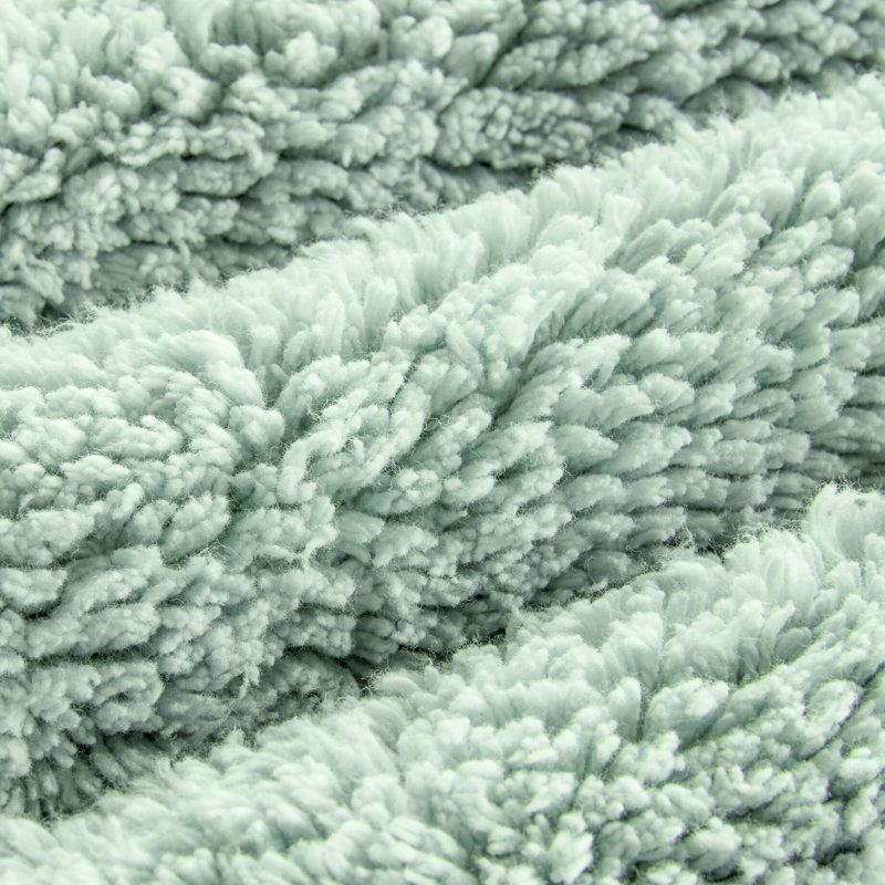 Tapis pour salle de bain réversible 100% coton 3000 g / m² 17 x 24 po - et surface de texture douce, lavable à la machine