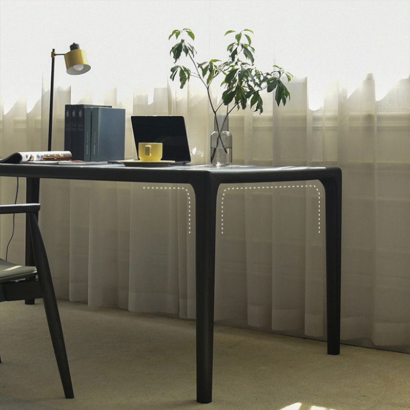 Table de salle à manger en bois massif, H 29,52 po x L 62,99 po x l 31,49 po