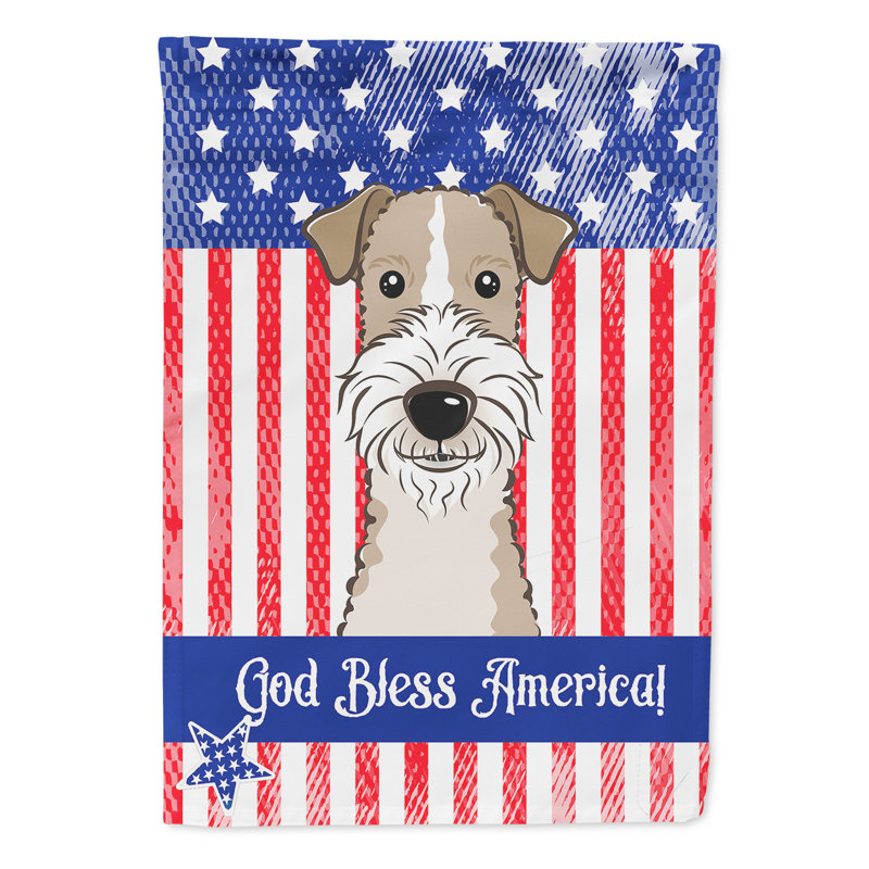 Drapeau de jardin Leighanne, Fox-terrier