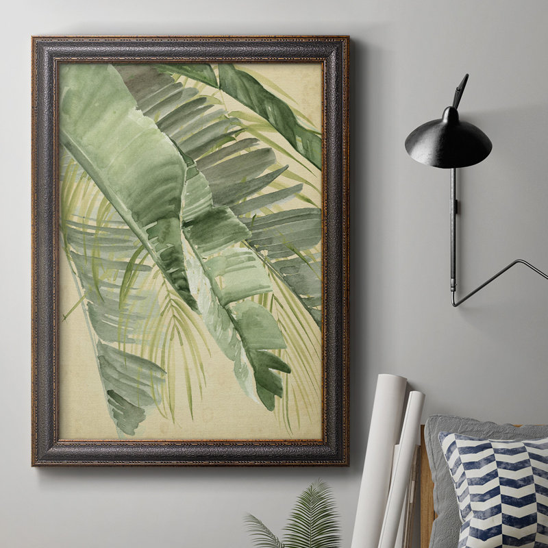 Banana Palms I - reproduction d'art sur toile, H 20 po x l 16 po x P 2,5 po