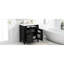Meuble-lavabo de salle de bain avec lavabo supérieur en céramique, armoire moderne 30 po à 2 tiroirs et tiroir basculant, meuble-lavabo de rangement fonctionnel, lavabo et élégant-663282183