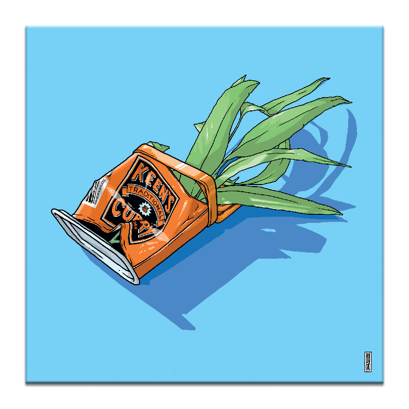 Keen by Hugo Mathias - No Frame Print, 41"H x 41"W x 3"D, Wrapped Canvas