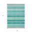 Tapis extérieur lavable antidérapant 9 pi x 12 pi Aqua