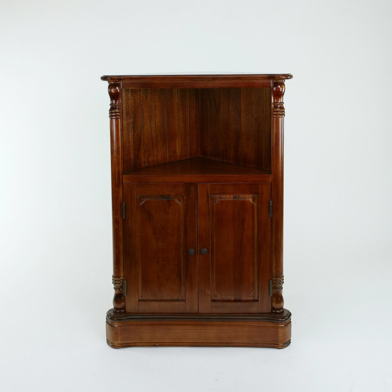 Fardeen Solid Wood Accent Cabinet, Brown