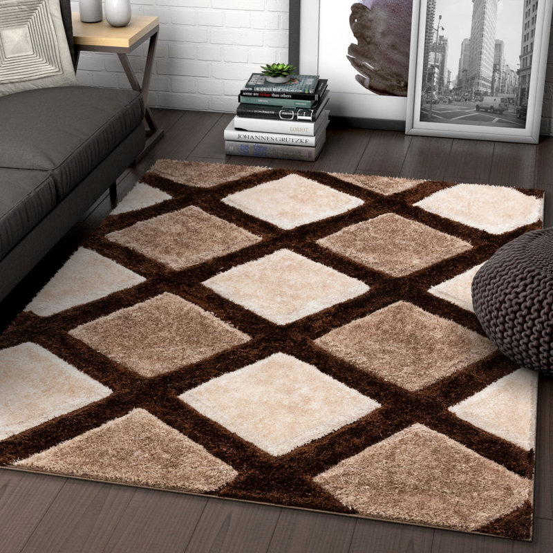 Cobina Geometric Indoor Rug, Rectangle 3'11" x 5'3"