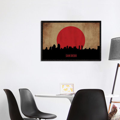 San Diego Skyline by Durro Art - Gallery-Wrapped Canvas Giclée on Canvas