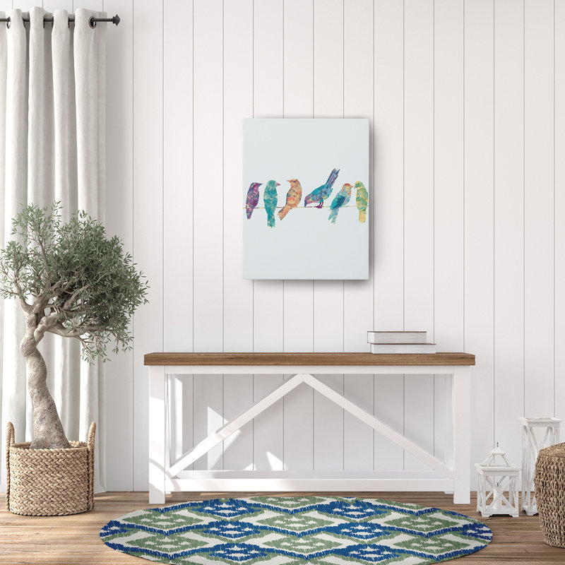 Chenille Ikat Indoor Rug, Round 5'