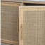 Armoire de 35,2 lb en bois brun - portes et armoire de style moderne 47,2 po avec décor de chambre à coucher