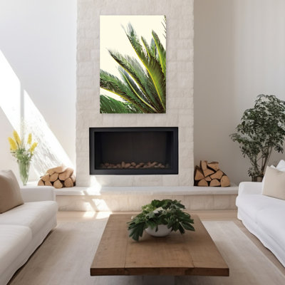 Contemporary Art Elegant Organic Peaceful Palm Nature Landscape Wall Art
