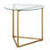 Glass Top End Table