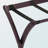 Florence Solid Wood Luggage Rack in Espresso Finish, 20" H X 26.5" W X 18.75" D-109024401