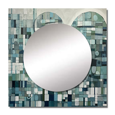 Serle - Boho Mosaic Square Mirror Wall Decor For Bedroom