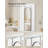 Petekar 47.2" H Arched Shatterproof Full Body Mirror