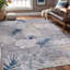 Tapis floral tissé à la machine-727780476