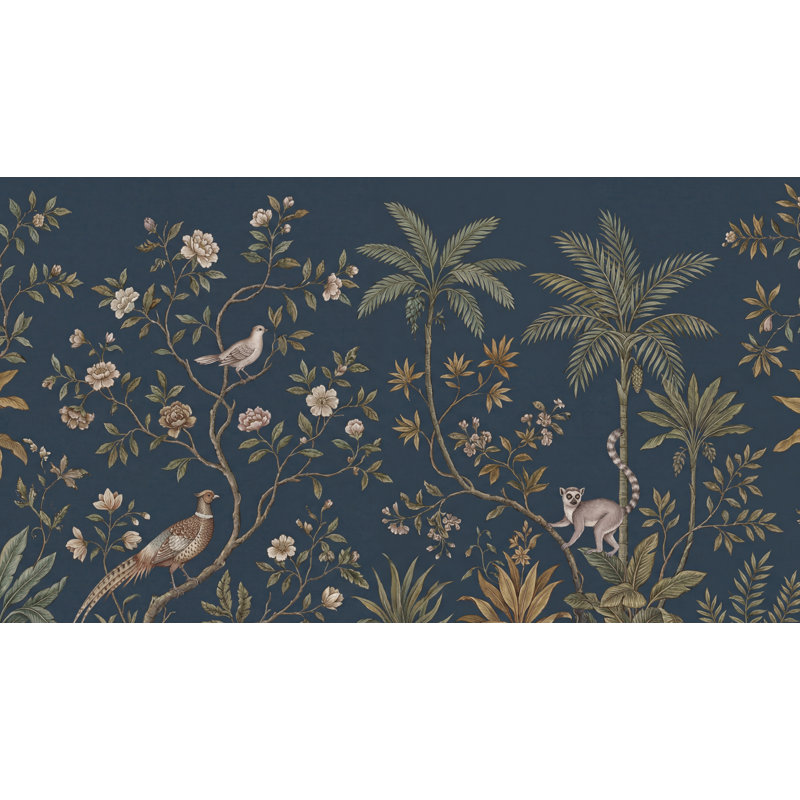 Décoration murale Chinoiserie, 100 po x 96 po, Non-Woven Nonpasted