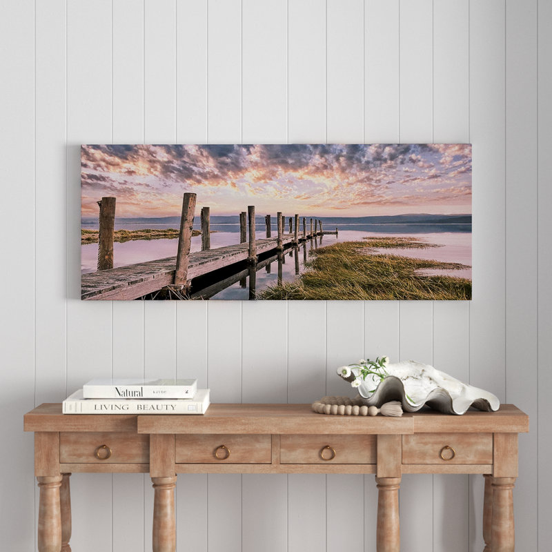 Ciel sur toile, H 20 po x l 50 po x P 1,5 po