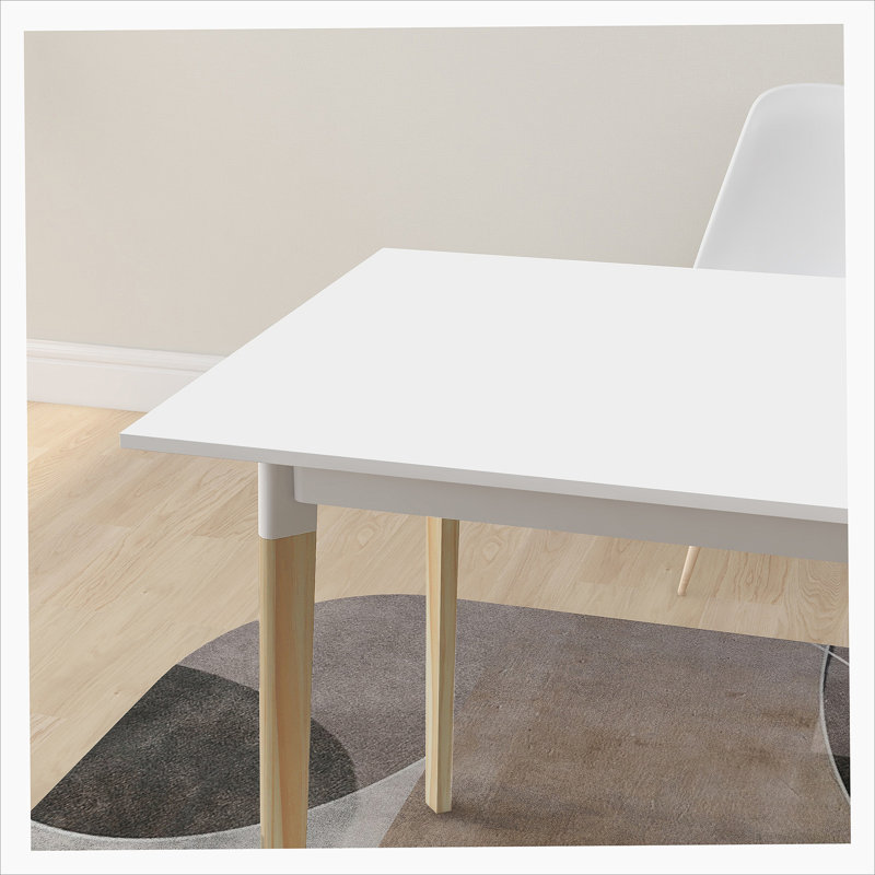 Alsafi Solid Wood Base Dining Table