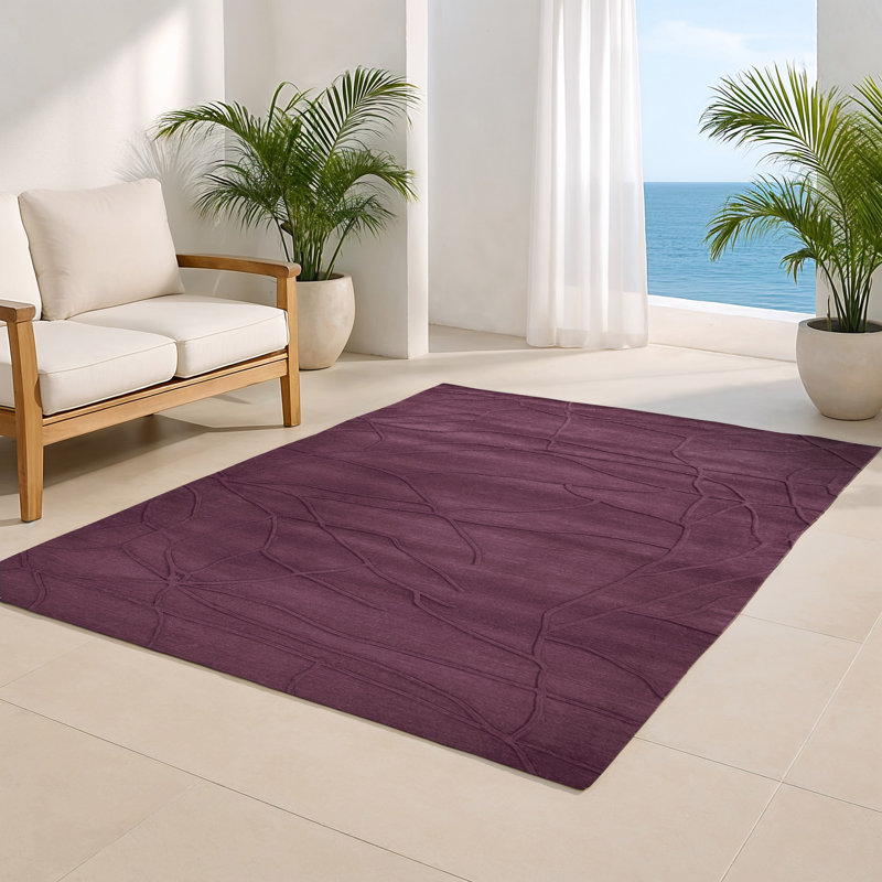 Tapis brun abstrait intérieur et extérieur, Rectangle 4pi x 6 pi