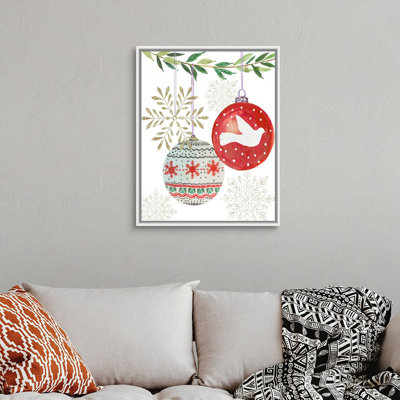 " Hanging Ornaments II " Painting Print