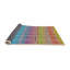 Tapis orange/bleu/zone jaune à motifs-728210559