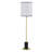 Modern 2-Light Brass Floor Lamp 