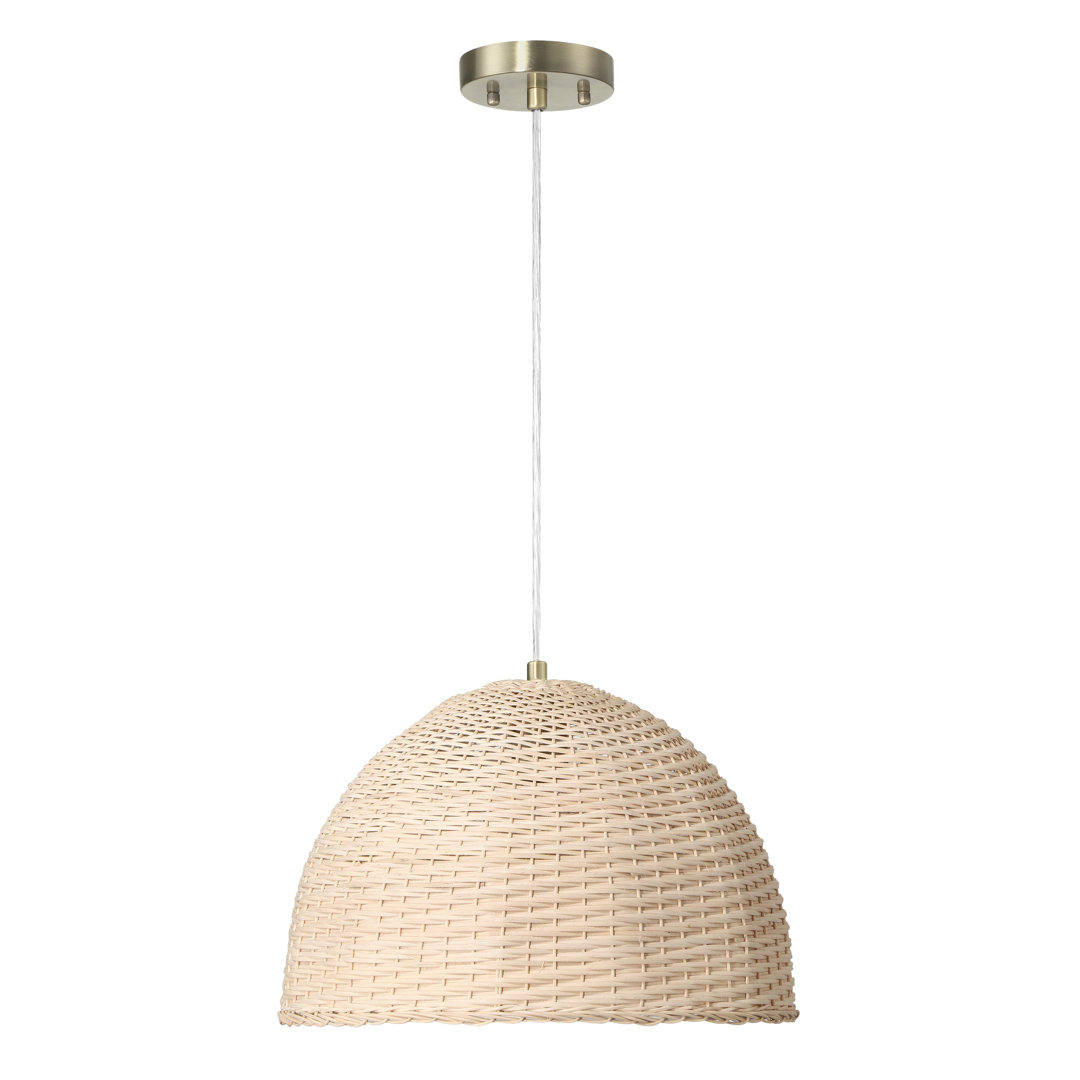 Ohagan 1 - Light Dome Pendant Bay Isle Home™ Shade 
