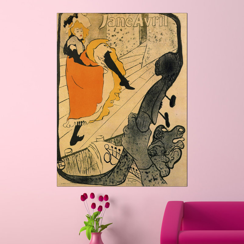 Henri De Toulouse-Lautrec - Wrapped Canvas Painting, 120cm H x 90cm W x 1.8cm D