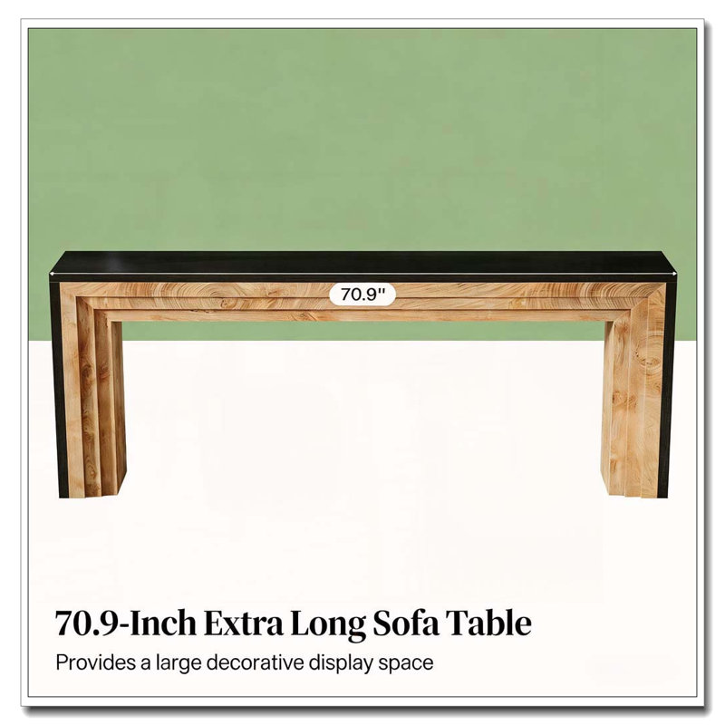 Console moderne avec structure stable et durable