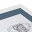 Cadre pour photo simple blanc mat 10 "x 20"-70819362