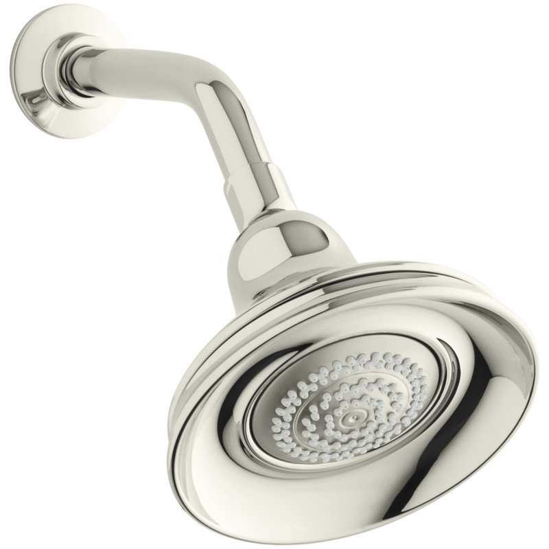 Bancroft 1.75 GPM Multifunction Wall-Mount Shower Head, Vibrant Polished Nickel