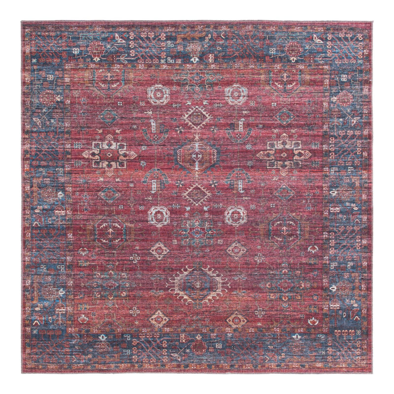 Hedin Geometric Indoor Rug, Square 7'10" x 7'10"
