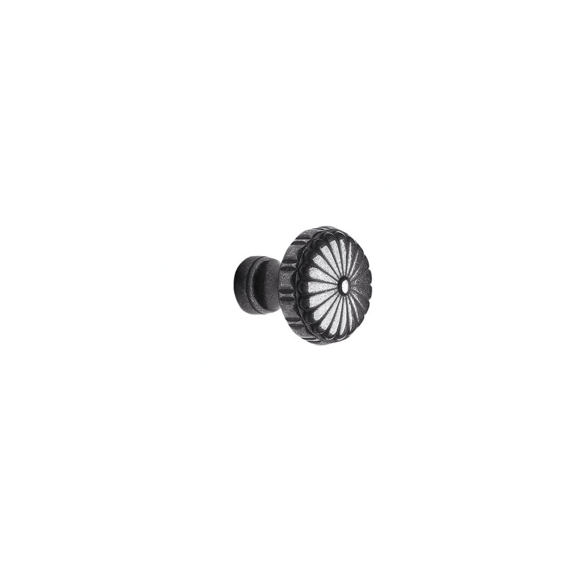Crown Bronze Round Knob, Silicon Bronze Dark Lustre