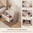  Modern Nightstand Bedside Table With Drawer Open Storage Shelf For Small Spaces -499042920
